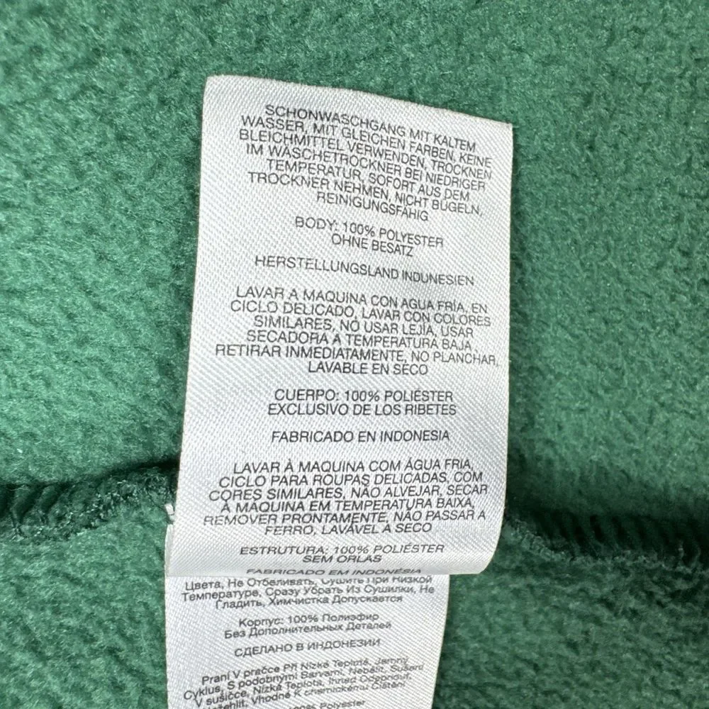 Columbia‎ Jacket Girls Large 14-16 Green Fleece Preppy School Full Zip Gorpcore